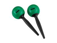 Купить Маракасы пластиковые, круглые на ручке, зеленые,<br/>Nino Percussion NINO582GR по лучшей цене