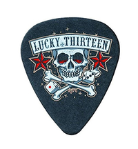 Купить Lucky 13 Skull Dice Медиаторы 36 шт., толщина 0,60мм, Dunlop L11R.60 по лучшей цене