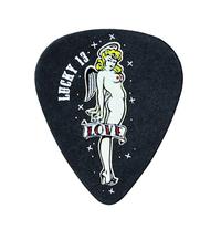 Купить Lucky 13 Love Girl Медиаторы 36 шт., толщина 0,73мм, Dunlop L09R.73 по лучшей цене