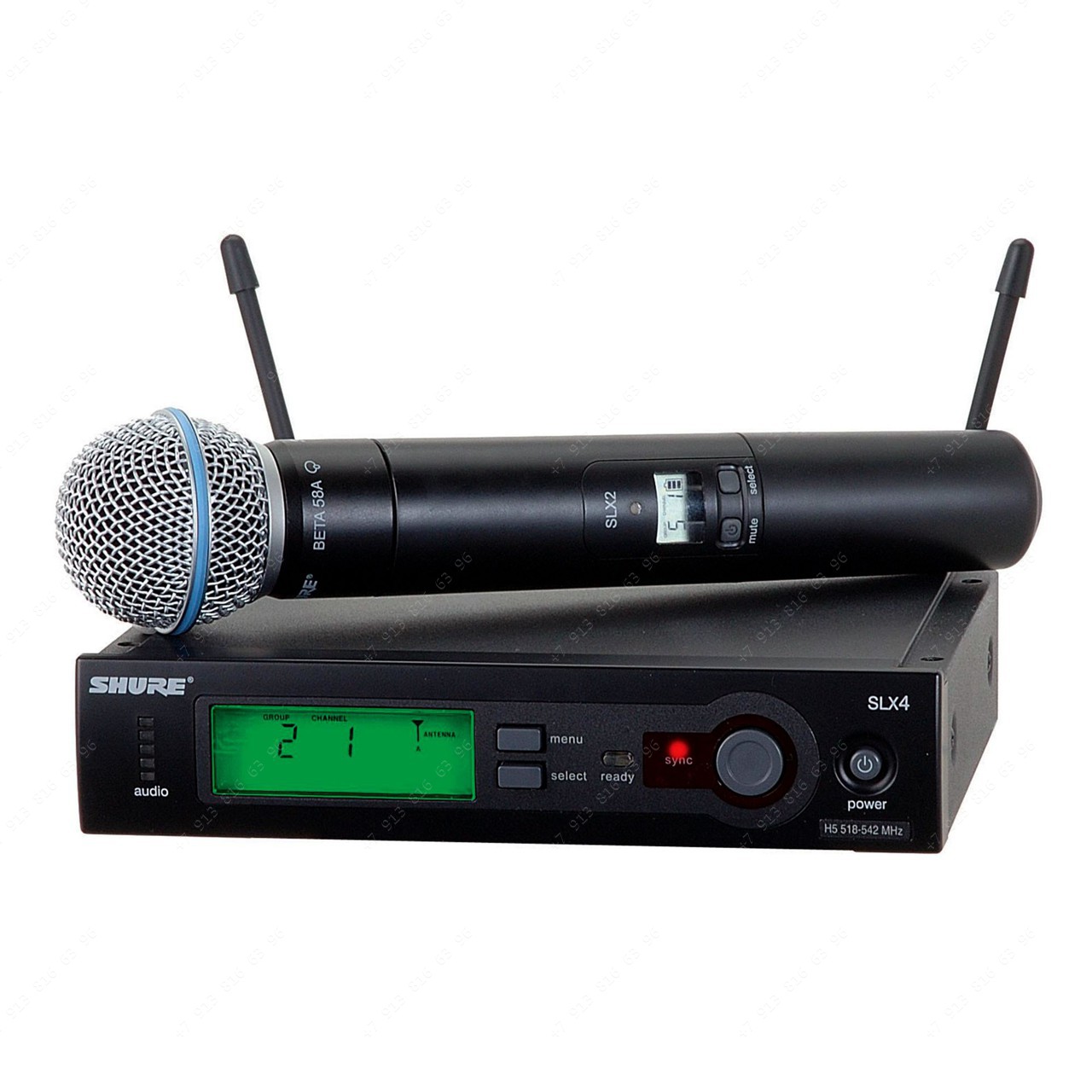 SHURE SLX24E/SM58 P4